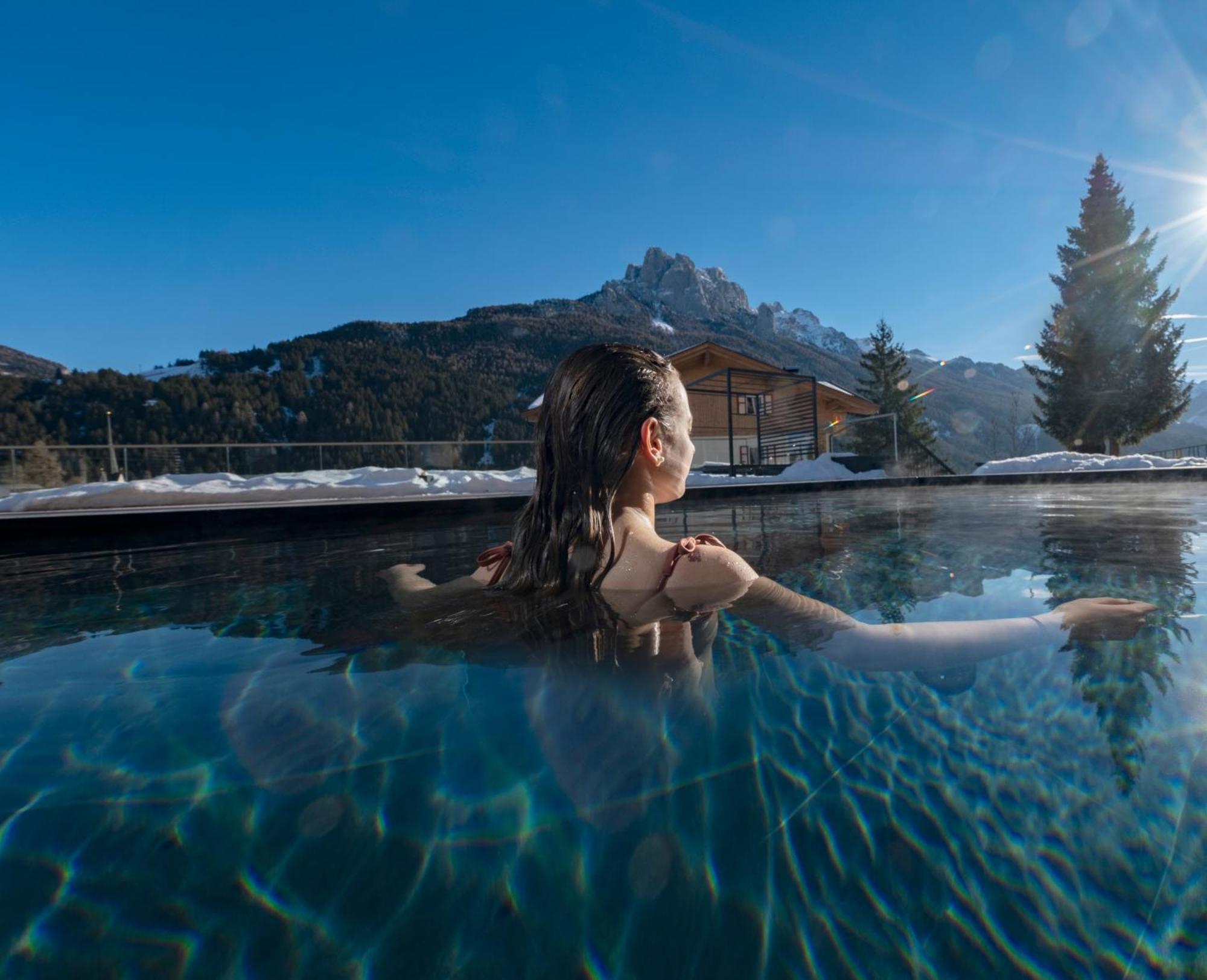 Ciampedie Luxury Alpine Spa Hotel Vigo di Fassa Ngoại thất bức ảnh